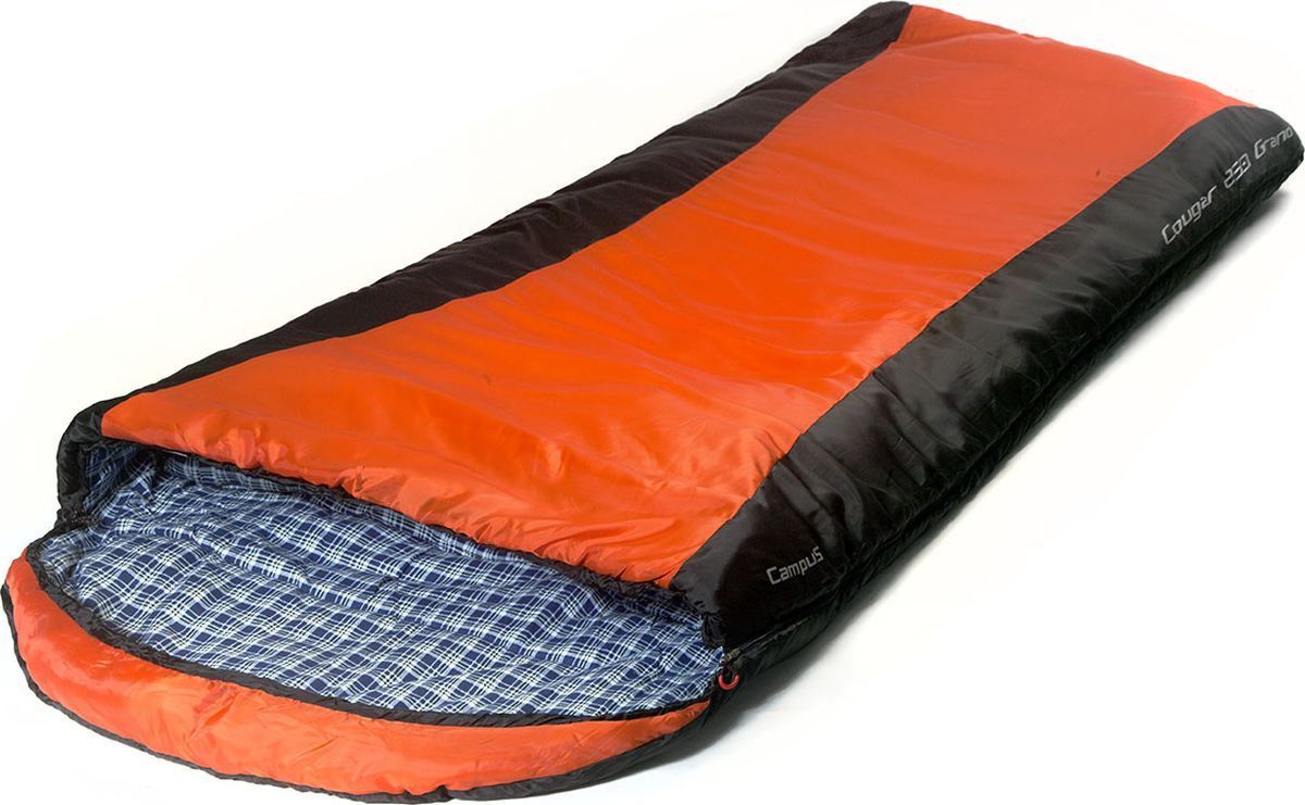 Спальный мешок Campus Coguar 250 Grand левый (Оранжевый)
