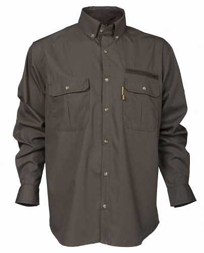 Рубашка Rovince Ergoline RV080101 длинный рукав мужская (Коричневый, XXXL)