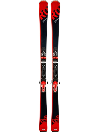 Горные лыжи Rossignol Experience 75 Ca с креплением Xpress 10 (2017-18) (Черный/красный)