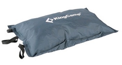 Подушка надувная KingCamp Travel Pillow (Темно-серая)