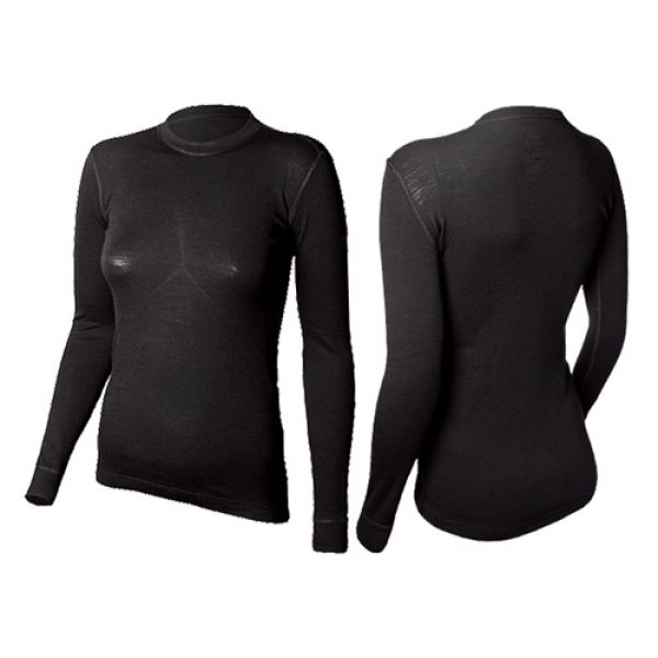 Термобелье Norveg Soft Shirt женская футболка с длинным рукавом (Серый, L)