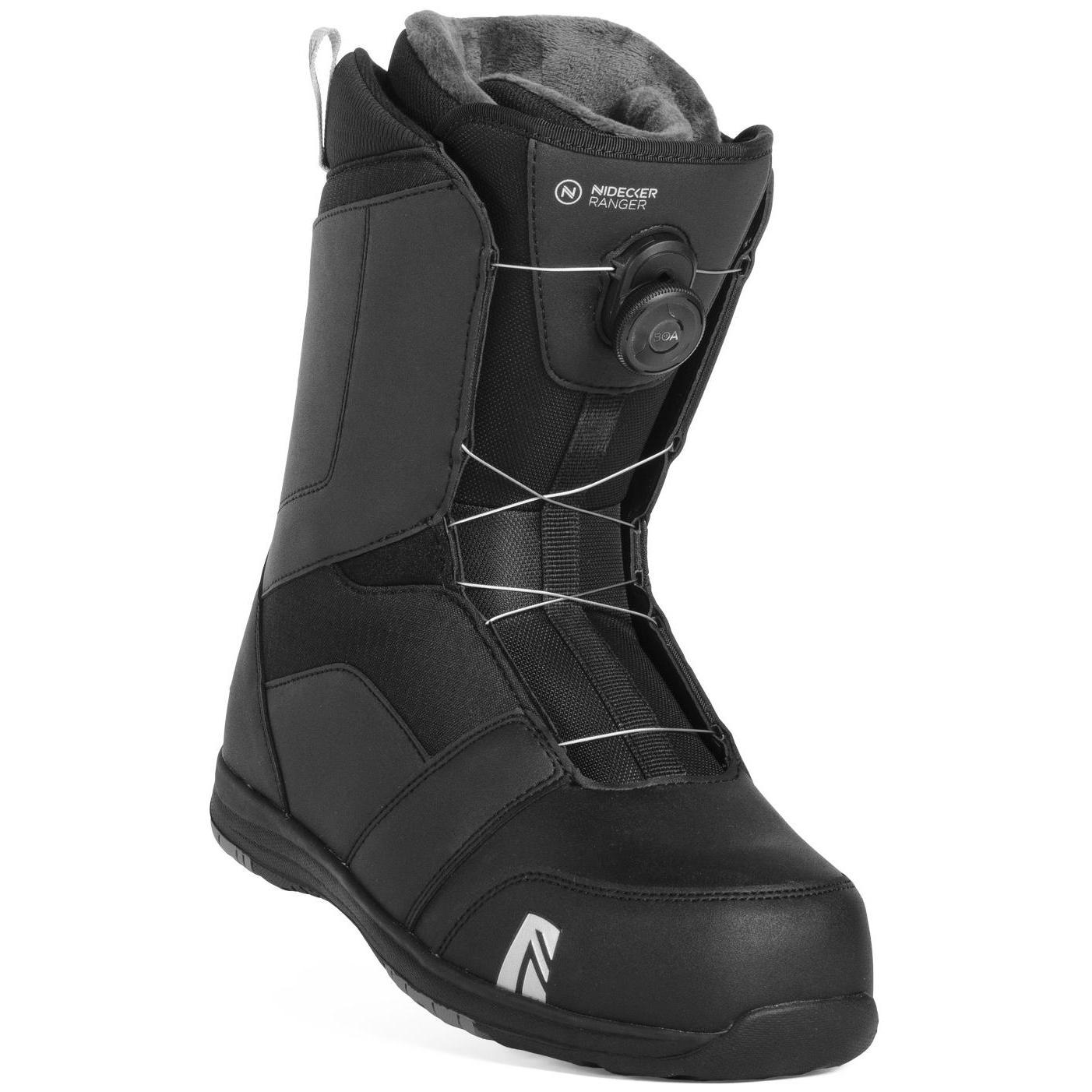 Ботинки сноубордические Nidecker Ranger Boa (18-19) (Черный, 38,5)