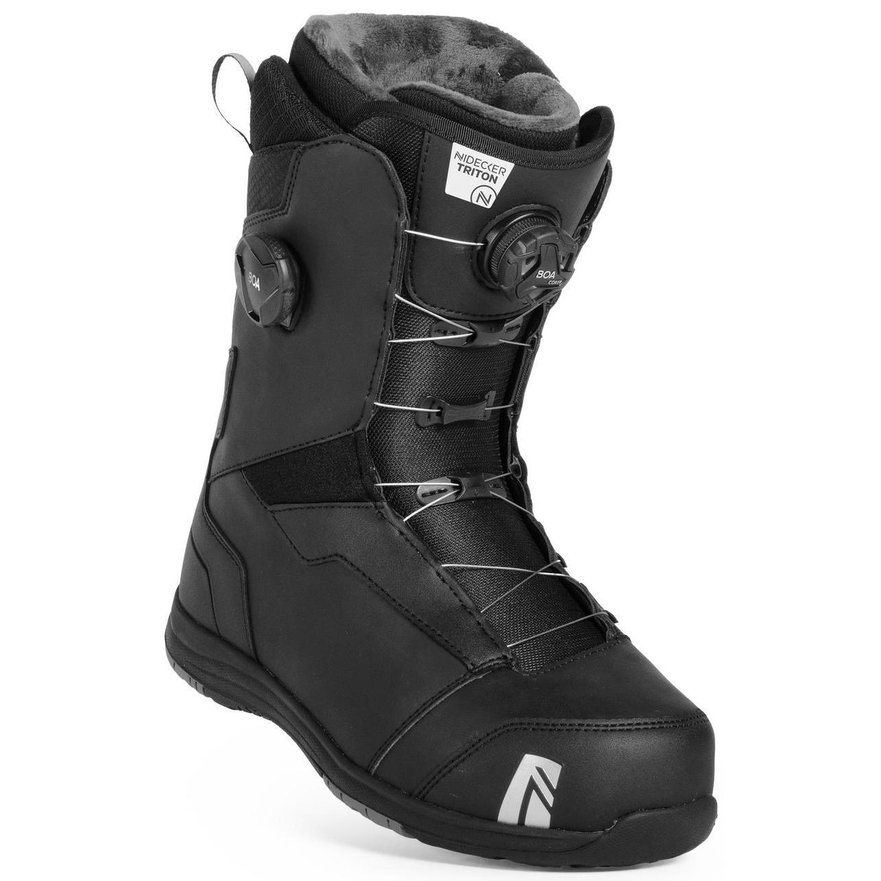 Ботинки сноубордические Nidecker Triton Boa Fcs (18-19) (Черный, 39,5)